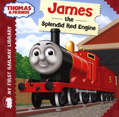 Cover for Farshore · Thomas &amp; Friends: My First Railway Library: James the Splendid Red Engine - My First Railway Library (Tavlebog) (2014)