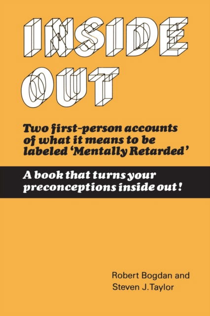 Cover for Robert Bogdan · Inside Out (Paperback Book) (1982)