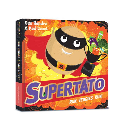 Cover for Sue Hendra · Supertato Run Veggies Run (Board book) (2019)