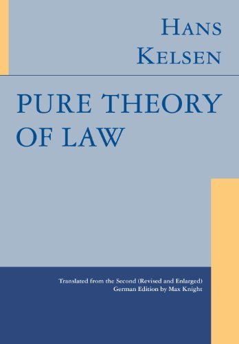 Cover for Hans Kelsen · Pure Theory of Law (Innbunden bok) (2009)