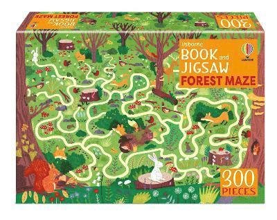 Cover for Kate Nolan · Usborne Book and Jigsaw Forest Maze - Usborne Book and Jigsaw (Paperback Bog) (2023)
