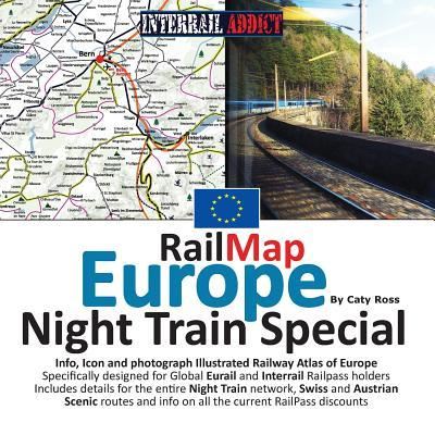 Cover for Caty Ross · RailMap Europe - Night Train Special 2017 (Paperback Book) (2017)