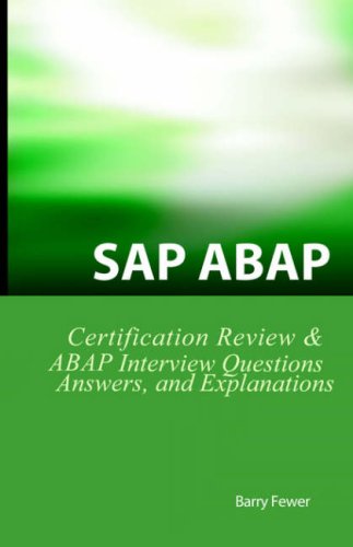 SAP ABAP Certification Review: SAP ABAP Interview Questions, Answers, and Explanations - Barry Fewer - Livros - Equity Press - 9781933804064 - 15 de janeiro de 2006