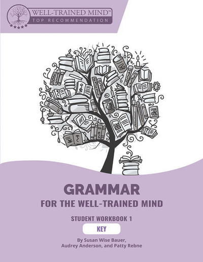 Cover for Susan Wise Bauer · Grammar for the Well-Trained Mind: Key to Purple - Workbook 1 (Paperback Bog) (2017)