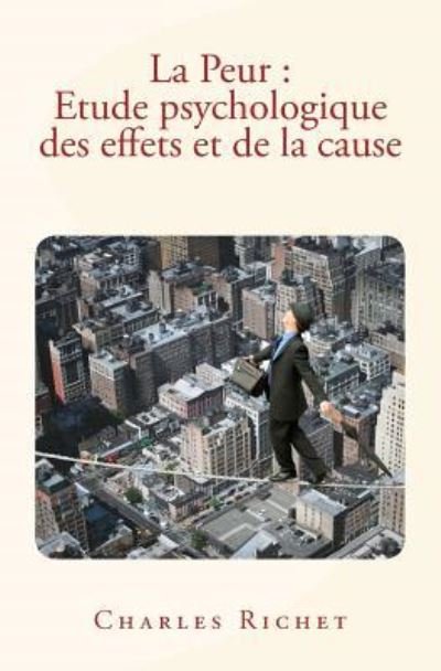 Cover for Charles Richet · La Peur (Paperback Book) (2016)