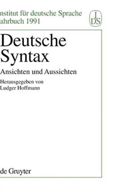 Cover for Deutsche Syntax (Book) (1992)