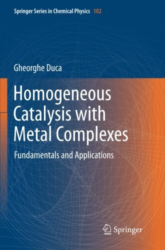 Cover for Gheorghe Duca · Homogeneous Catalysis with Metal Complexes: Fundamentals and Applications - Springer Series in Chemical Physics (Paperback Bog) [2012 edition] (2014)