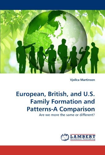 Cover for Vjollca Martinson · European, British, and U.s. Family Formation and Patterns-a Comparison: Are We More the Same or Different? (Pocketbok) (2011)