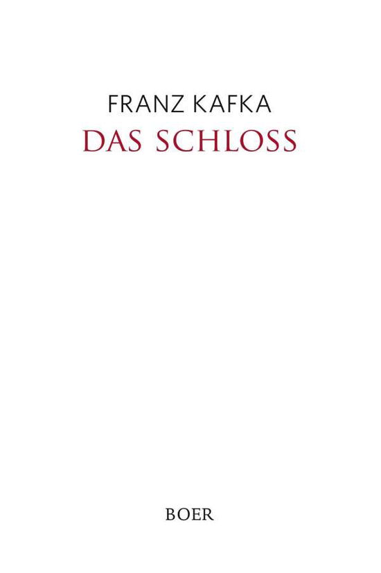 Cover for Kafka · Das Schloss (Buch)