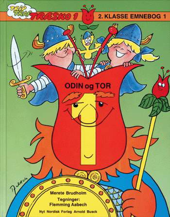 Cover for Merete Brudholm · Træsko. Emnebog 1. Odin og Tor (Indbundet Bog) [1. udgave] [Indbundet] (1998)