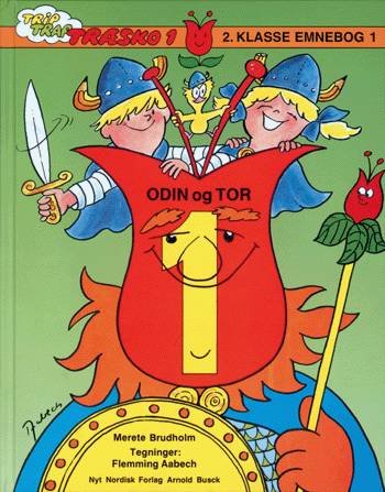 Cover for Merete Brudholm · Træsko. Emnebog 1. Odin og Tor (Bound Book) [1º edição] [Indbundet] (1998)