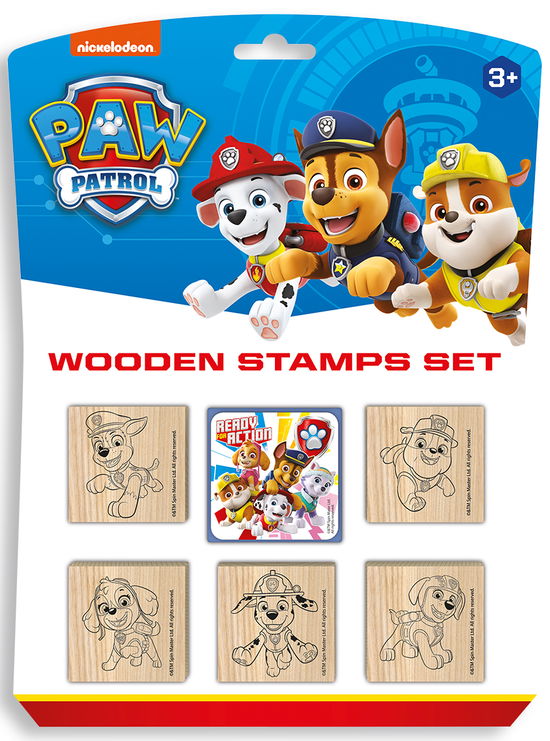 Cover for Træstempler med Paw Patrol (N/A) [1. Painos] (2021)