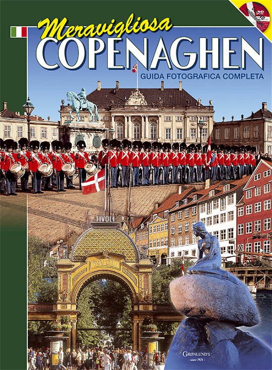 Cover for Grønlunds · Wonderful Copenhagen: Meravigliosa Copenaghen, Italiensk (2009) (bestil 9788770840316) (Bok/DVD) [3. utgave] (2009)