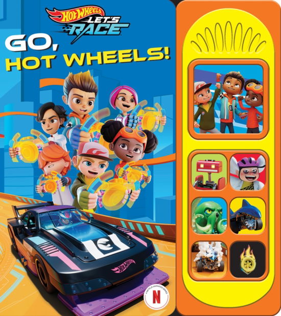 Cover for PI Kids · Hot Wheels Let's Race: Go, Hot Wheels! Sound Book (Board book) (2025)
