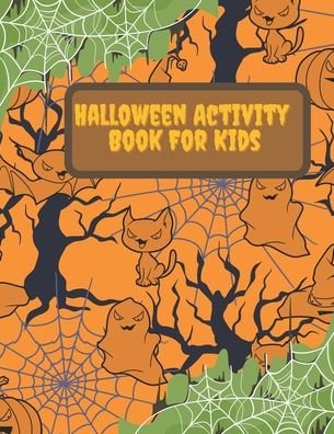 Cover for Dotfun Press · Halloween Activity Book For Kids (Paperback Book) (2020)