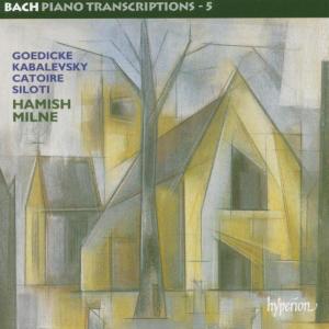 Cover for Hamish Milne · Bach Klaviertranskriptionen 5 (CD) (2005)