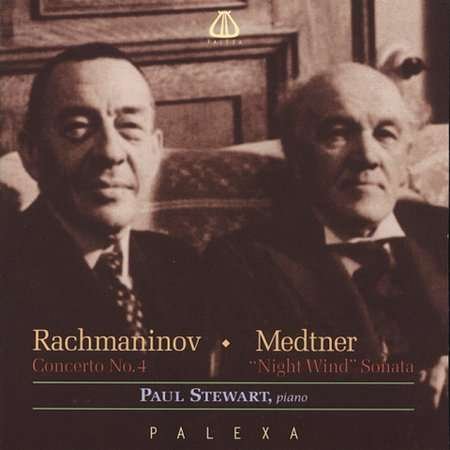 Cover for Rachmaninov / Medtner · Paul Stewart: Plays Rachmaninov &amp; Medtner (CD) (2018)