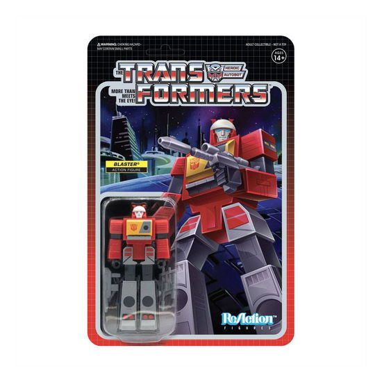 Transformers Reaction Wave 3 - Blaster - Transformers Reaction Wave 3 - Blaster - Produtos - SUPER 7 - 0840049808065 - 19 de dezembro de 2020