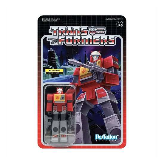 Transformers Reaction Wave 3 - Blaster - Transformers Reaction Wave 3 - Blaster - Merchandise - SUPER 7 - 0840049808065 - 19. Dezember 2020