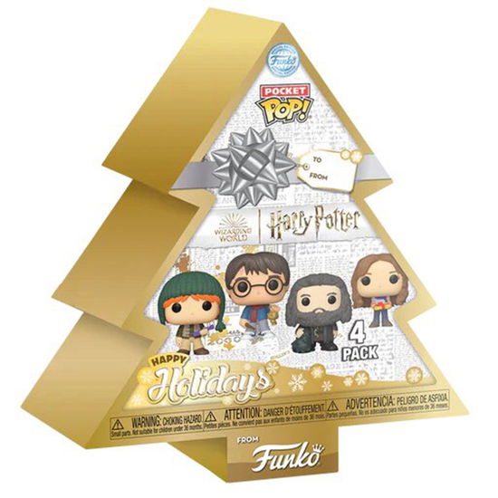 Tree Holiday Box - Harry Potter: Funko Pop! Keychain 4-Pack - Merchandise -  - 0889698827065 - 