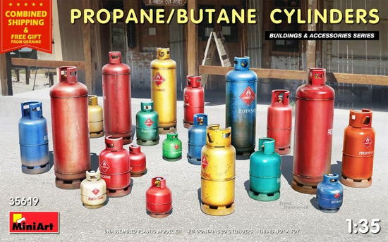 Cover for MiniArt · 1/35 Propane / butane Cylinders (Zabawki)