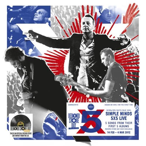 Cover for Simple Minds · 5 X 5 Live (LP) (2022)