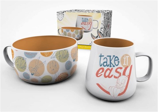LOONEY TUNES Breakfast Set Bowl mug Orginals - Looney Tunes - Merchandise - Gb Eye - 5028486426065 - August 15, 2020