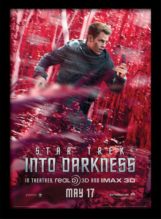 Cover for Star Trek · Star Trek - Into Darkness - Kirk Banner (Stampa In Cornice 30X40 Cm) (MERCH)