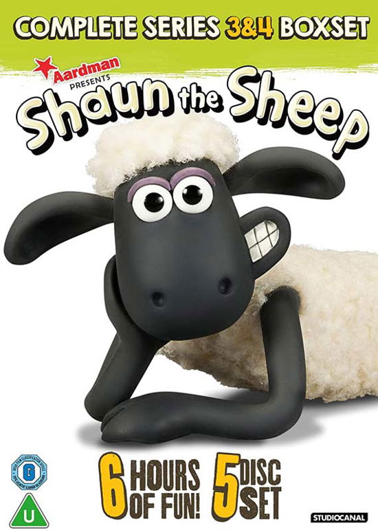 Cover for Shaun the Sheep 34 Repack 2021 · Shaun The Sheep Series 3 to 4 (DVD) (2021)
