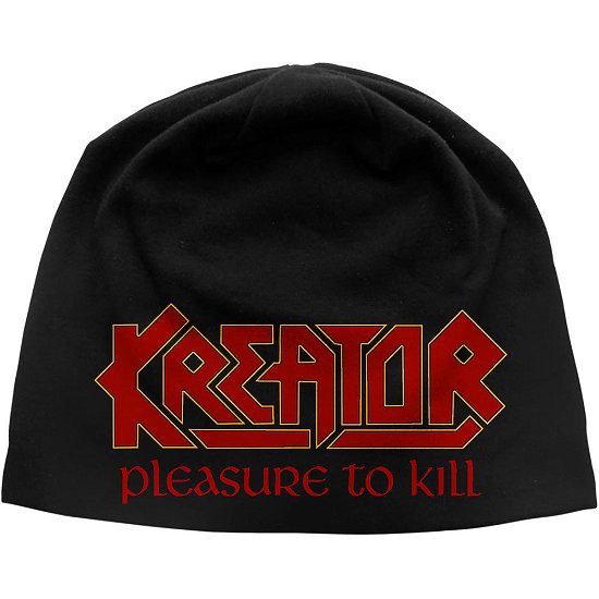 Cover for Kreator · Kreator Unisex Beanie Hat: Pleasure To Kill (Klær) [Black - Unisex edition]