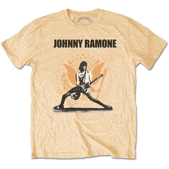 Cover for Johnny Ramone · Johnny Ramone Unisex T-Shirt: Rockin n Seal (T-shirt) [size S] [Yellow - Unisex edition]