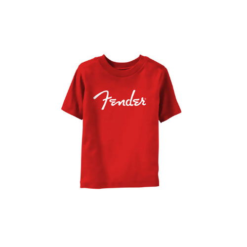 Cover for Fender · Fender Kids Toddler T-Shirt: Logo (Red) (3-6 Months) (T-shirt) [size 0-6mths] [Red - Kids edition] (2019)