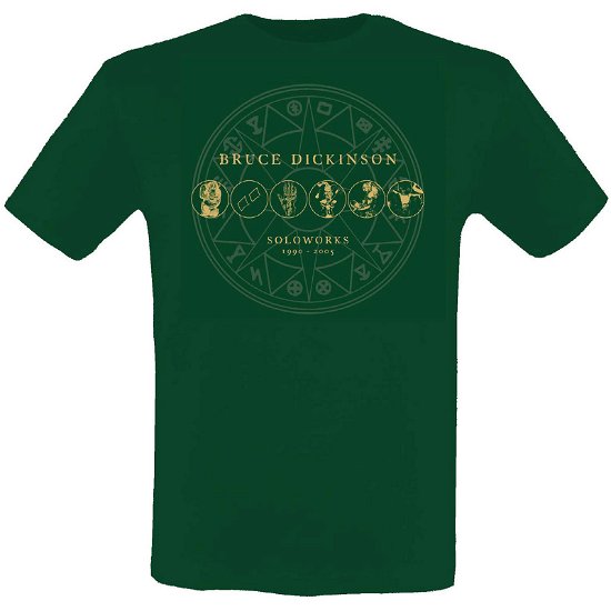 Cover for Bruce Dickinson · Bruce Dickinson Unisex T-Shirt: Bruce Dickinson Soloworks (T-shirt) [size XL] [Green - Unisex edition]