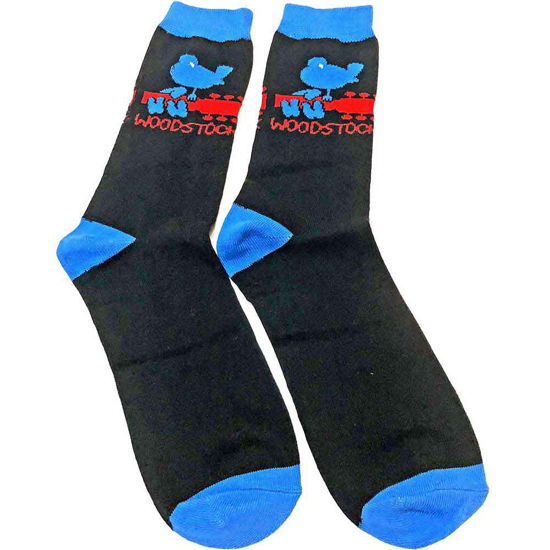 Cover for Woodstock · Woodstock Unisex Ankle Socks: Logo (Black) (UK Size 7 - 11) (CLOTHES) [size M] [Black - Unisex edition] (2019)