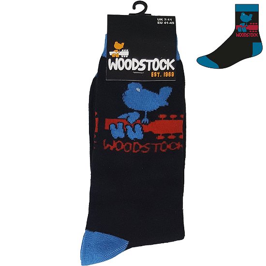 Woodstock Unisex Ankle Socks: Logo (UK Size 7 - 11) - Woodstock - Merchandise - WOODSTOCK - 5056170674065 - 