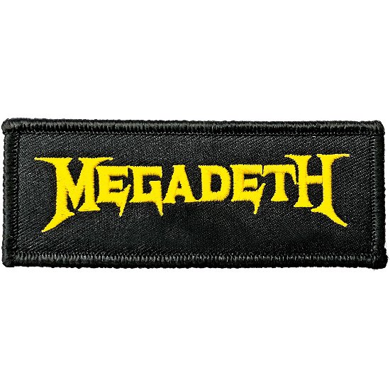 Cover for Megadeth · Megadeth Standard Patch: Logo (Patch)