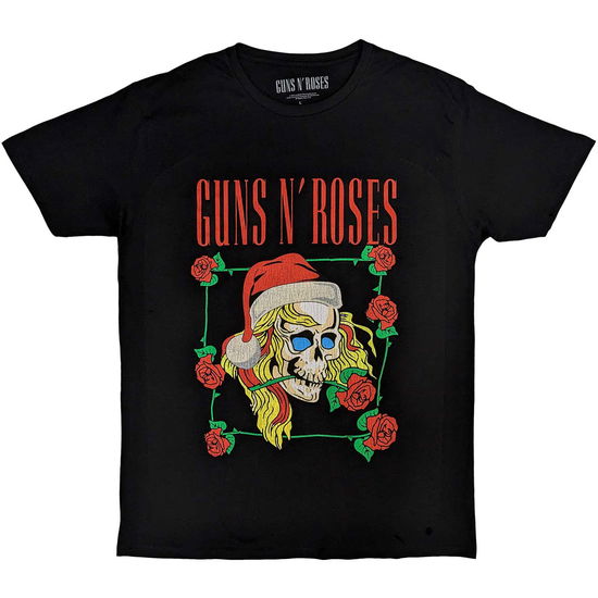 Guns N' Roses Unisex T-Shirt: Holiday Skull - Guns N Roses - Merchandise -  - 5056737213065 - November 1, 2023