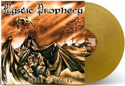 Cover for Mystic Prophecy · Never Ending (Gold Vinyl) (LP) (2023)