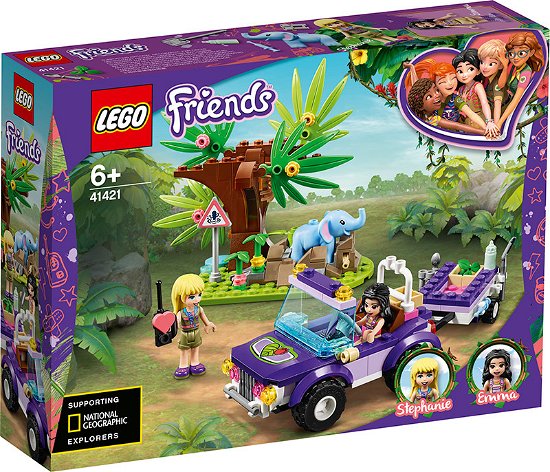 Reddingsbasis babyolifant in jungle Lego (41421) - Lego - Produtos - Lego - 5702016619065 - 4 de fevereiro de 2022