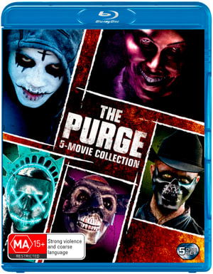 Cover for Blu-ray · The Purge: 5 Movie Collection - the Purge / the Purge: Anarchy / the Purge: Election Year / the First Purge / the Forever Purge (Blu-ray) (2021)