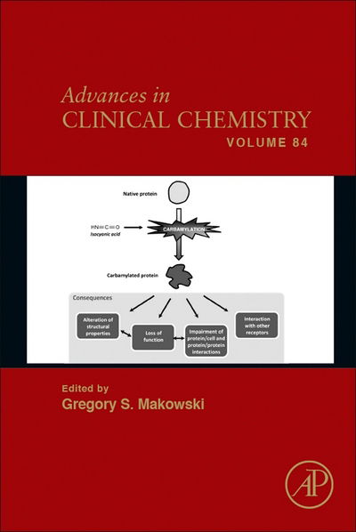 Cover for Gregory Makowski · Advances in Clinical Chemistry (Hardcover Book) (2018)