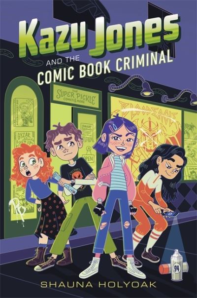 Cover for Shauna Holyoak · Kazu Jones and the Comic Book Criminal (Paperback Book) (2021)