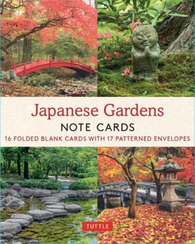 Cover for Tuttle · Japanese Gardens, 16 Note Cards: 16 Different Blank Cards with Envelopes in a Keepsake Box! (Trycksaker) (2023)