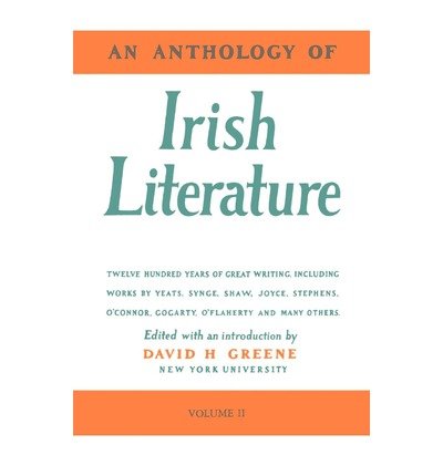 Cover for Richard Greene · An Anthology of Irish Literature (Vol. 2) (Paperback Book) (1985)