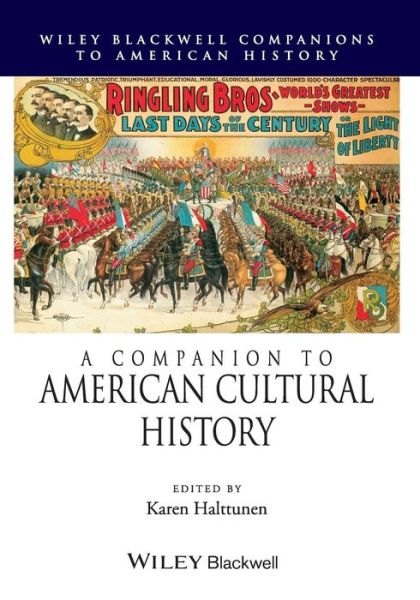 Cover for A Companion to American Cultural History - Wiley Blackwell Companions to American History (Paperback Book) (2013)