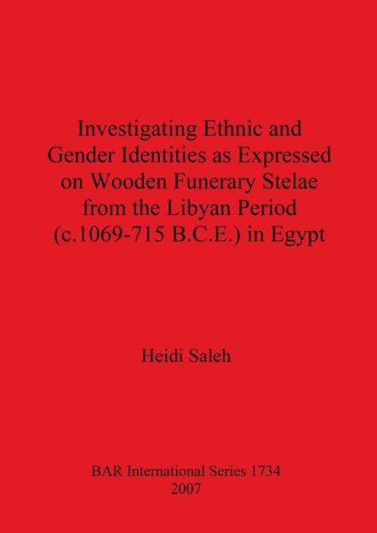 Cover for Heidi Saleh · Investigating Ethnic and Gender Identities as Expressed on Wooden Funerary Stelae from the Libyan Period (c.1069-715 B.C.E.) in Egypt (Paperback Book) (2007)