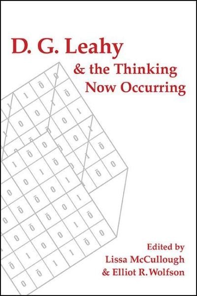 Cover for Lissa McCullough · D. G. Leahy and the Thinking Now Occurring (Paperback Book) (2022)