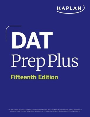 Cover for Kaplan Test Prep · DAT Prep Plus (Book) (2024)