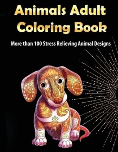 Cover for Lora Dorny · Animals Adult Coloring Book (Paperback Book) (2021)