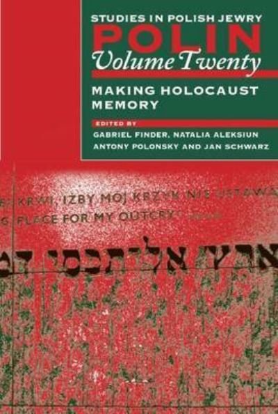 Cover for Making Holocaust memory (Bog) (2007)